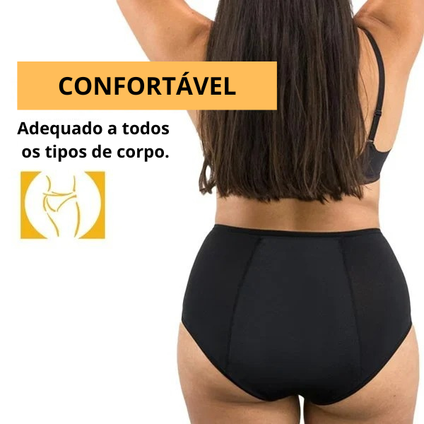 Calcinha Absorvente Confort - [COMPRE 2 LEVE 3]